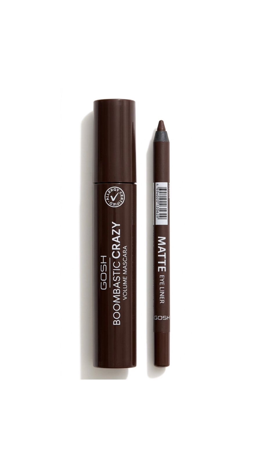 GOSH Boombastic Crazy Volume & Matte Eye Liner گوش عرض مسكارا + كحل للعيون